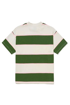 Camiseta CARNAN Striped Premium T-shirt Off-White/Verde