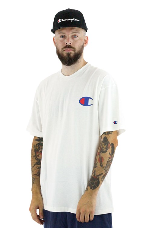 Camiseta Champion Logo C Ink Branca