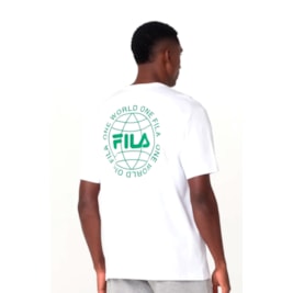 Camiseta Fila Comfort One World Masculina Branco