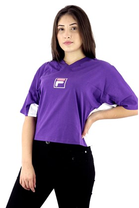 Camiseta FILA Easy FBox Feminina Roxa