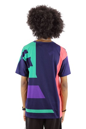 Camiseta FILA Maxi Color Block Azul/Rosa
