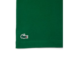 Camiseta Lacoste Esportiva Ultra-Dry Verde/Branco