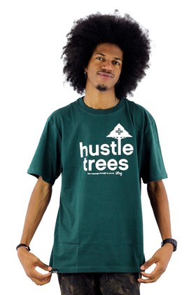 Camiseta LRG Hustle Trees Verde