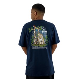 Camiseta LRG Kings Of Nature Arara Azul/Branca