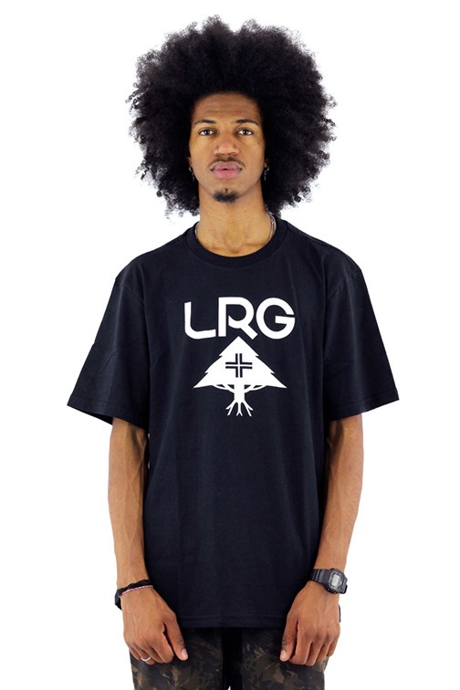 Camiseta LRG Logo Stack Preta