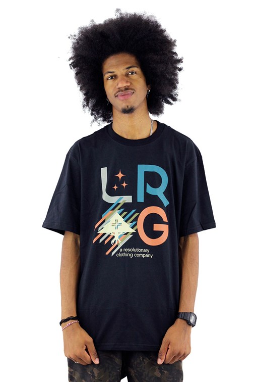 Camiseta LRG Stacked Preta