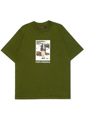 Camiseta MAD Enlatados Osama Verde
