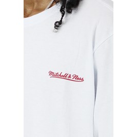Camiseta Mitchell e Ness Front Signature Branca