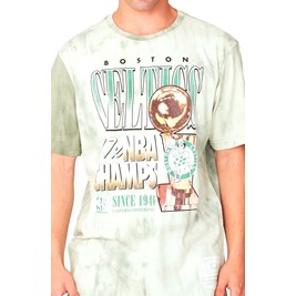 Camiseta Mitchell & Ness NBA Champs Boston Celtics Verde