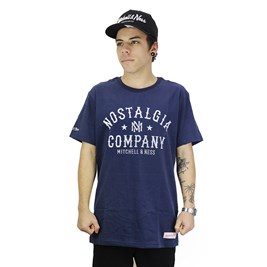 Camiseta Mitchell e Ness Nostalgic Company Azul