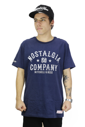 Camiseta Mitchell e Ness Nostalgic Company Azul