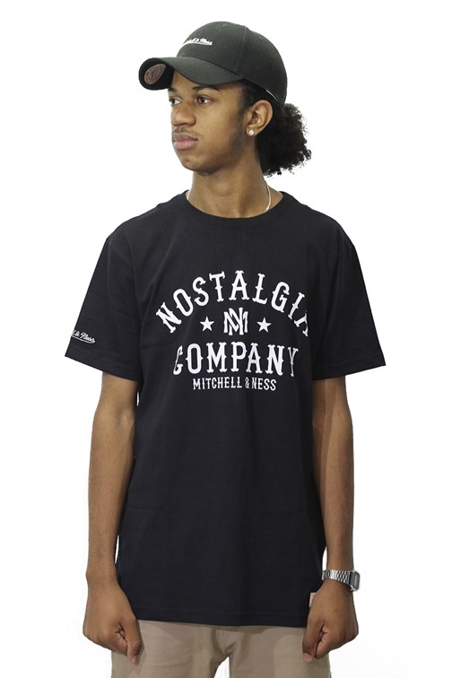 Camiseta Mitchell e Ness Nostalgic Preto