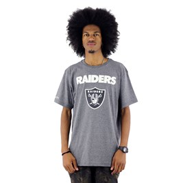 Camiseta Mitchell e Ness Raiders NFL Cinza