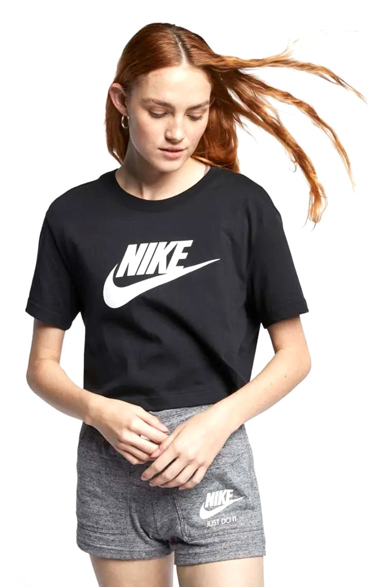 Camiseta nike feminina sales cinza