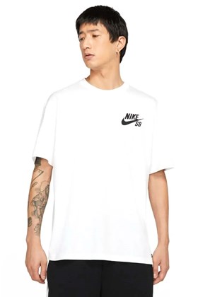 Camiseta Nike SB Tee Masculina Branco/Preto