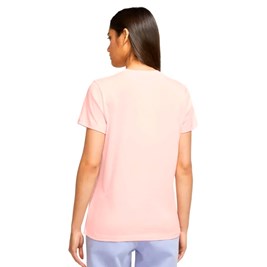 Camiseta Nike Sportswear Asbury Feminina Rosa/Branco