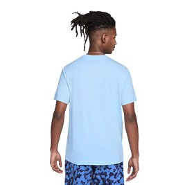 Camiseta Nike Sportswear Club Azul/Branca