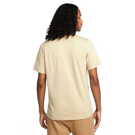 Camiseta Nike Sportswear Club Bege/Branco