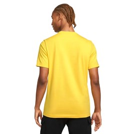 Camiseta Nike Sportswear Club Masculina Amarelo/Branco