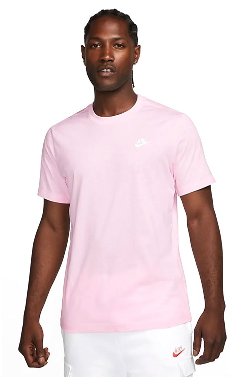Camiseta Nike Sportswear Club Tee Branca e Preta 