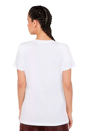 Camiseta NIKE Sportswear Essencial Feminina Branca/Preta