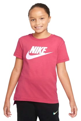 Camiseta Nike Sportswear Feminina Rosa/Branco