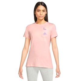 Camiseta Nike Sportswear Feminina Rosa/Roxo