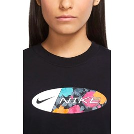 Camiseta Nike Sportswear Icon Clash Feminina Preto/Estampado