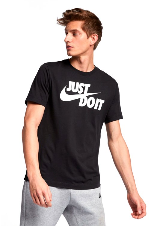 Camiseta Nike Sportswear Just Do It Masculina Preto/Branco