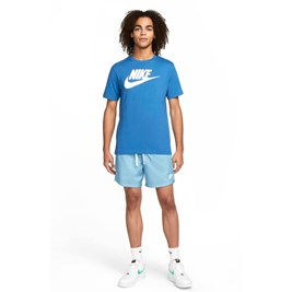 Camiseta Nike Sportswear Masculina Azul/Branco