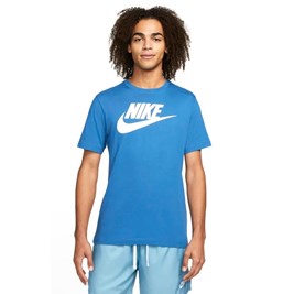 Camiseta Nike Sportswear Masculina Azul/Branco