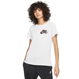 Camiseta NIKE Sportswear Novel Feminina Branca