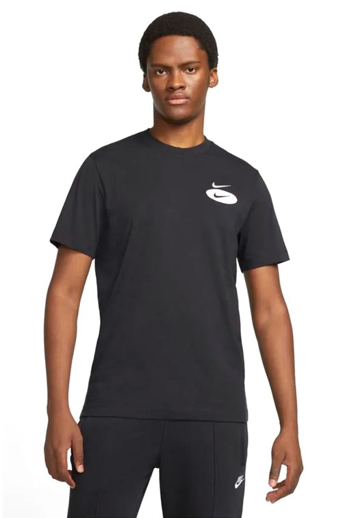 Camiseta Nike Sportswear Swoosh League Preto/Branco