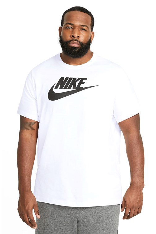 Camiseta Nike Sportswear Tee Icon Futura Branca/Preto - NewSkull