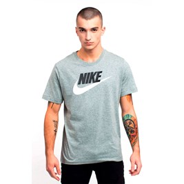 Camiseta NIKE Sportswear Tee Icon Futura Cinza/Branca