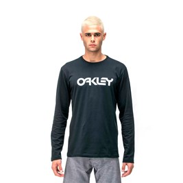 Camiseta Oakley Mark Il Manga Longa Preto