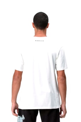 Camiseta Oakley Masculino Back To Skull Branco