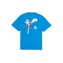 Camiseta OUS Street Fighter II Chun Li Azul