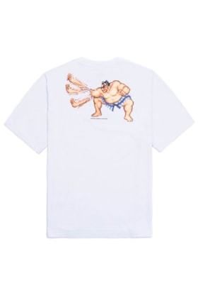 Camiseta OUS Street Fighter II Honda Branco