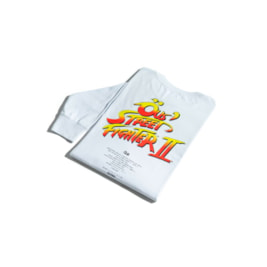 Camiseta OUS Street Fighter II Long Sleeve Dhalsim Branco