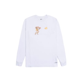 Camiseta OUS Street Fighter II Long Sleeve Dhalsim Branco