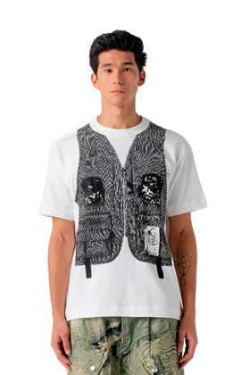 Camiseta PACE Iconic Army Vest Regular Off-White