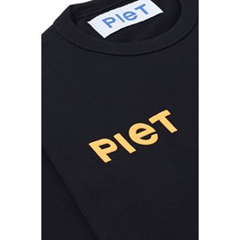 Camiseta Piet 12'22' Tee S-Fit Preto/Amarelo