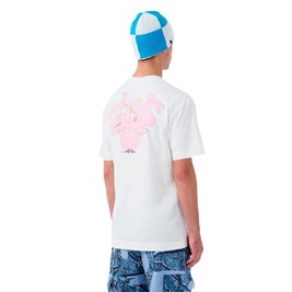 Camiseta Piet Hygrophorus  Off White/Rosa