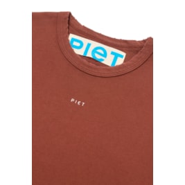 Camiseta Piet Logo T-shirt Marrom