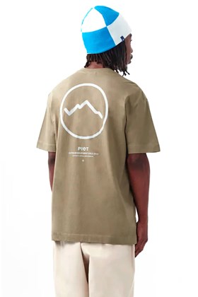 Camiseta Piet Safari Verde/Cinza