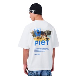 Camiseta Piet Wolf Oversized Off White