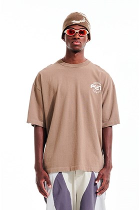 Camiseta Piet x Oakley Icons Marrom/Branco