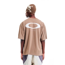 Camiseta Piet x Oakley Icons Marrom/Branco - NewSkull