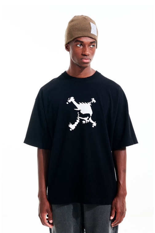 Camisetas Oakley Heritage Skull Graphic T Preto